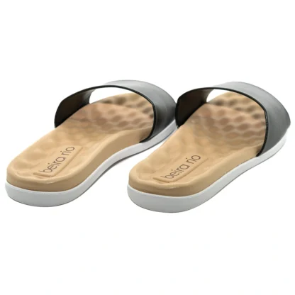 Sandália Feminina Slide Flat Beira Rio - Imagem 6
