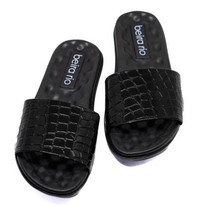 Sandália Feminina Slide Flat Beira Rio - Imagem 25