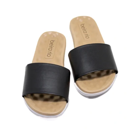 Sandália Feminina Slide Flat Beira Rio - Imagem 5