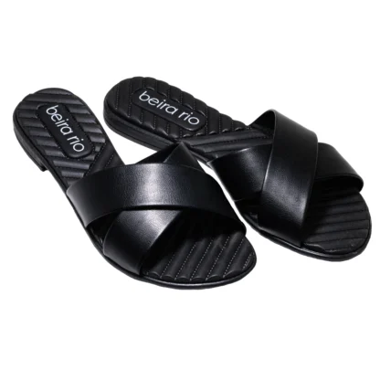 Chinelo Feminino Tiras Transpassadas Beira Rio - Imagem 2