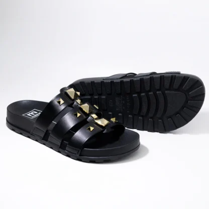 Sandália Papete Feminina Moleca Spike - Imagem 4