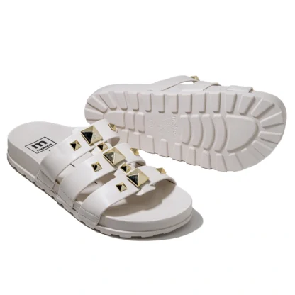 Sandália Papete Feminina Moleca Spike - Imagem 8