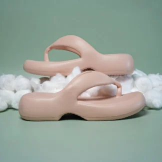 Chinelo Feminino Nuvem Plataforma Free Fuzzy