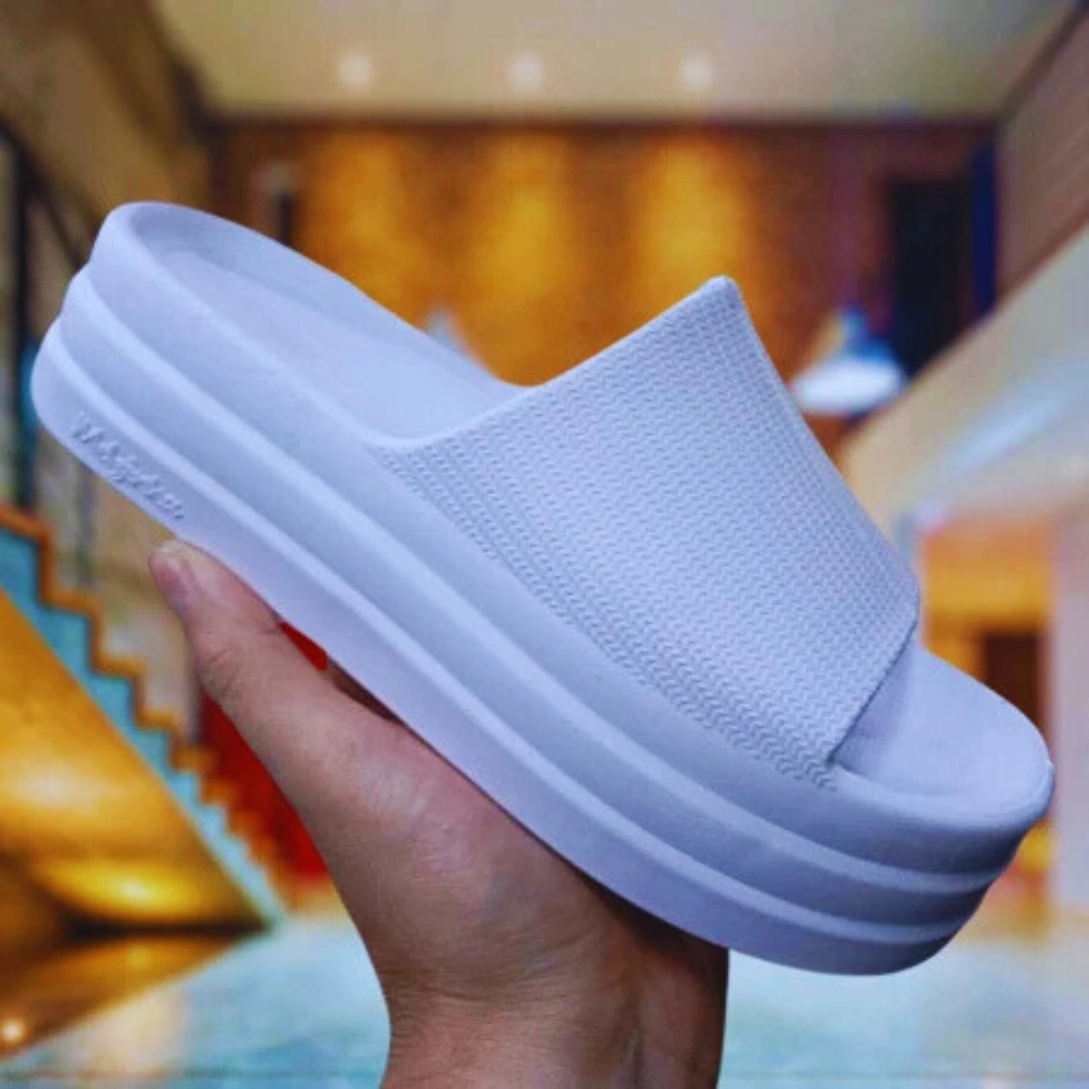 Chinelo Feminino Slide Nuvem Plataformas - Imagem 4