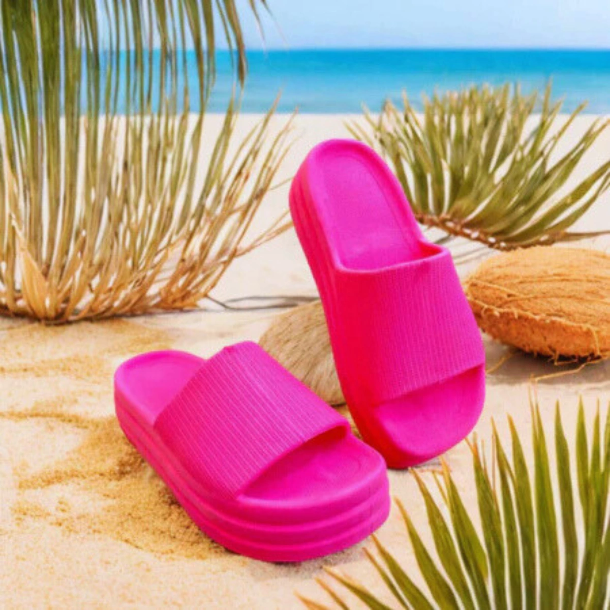 Chinelo Feminino Slide Nuvem Plataformas - Imagem 33