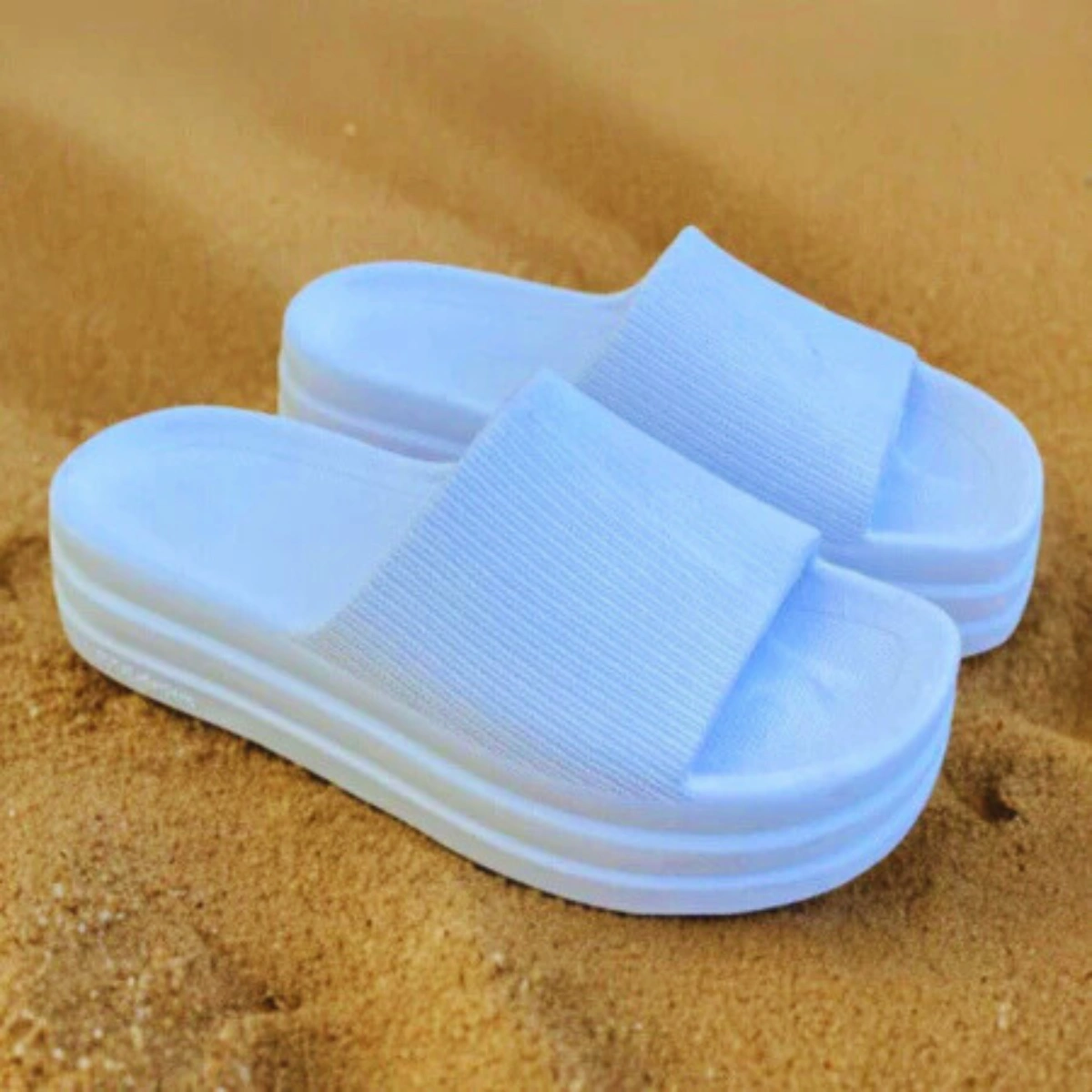 Chinelo Feminino Slide Nuvem Plataformas - Imagem 3